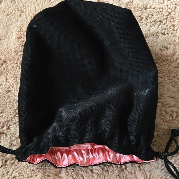 Chanel Black Drawstring Bag and Velvet Compact Slip Case - Picture 6 of 8